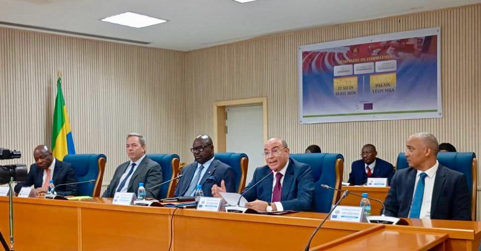 محمد غيــاث يــبرز تجربة البرلمان المغربي في الرقمنة ويؤكد متانة التعاون البرلماني مع الغابون 