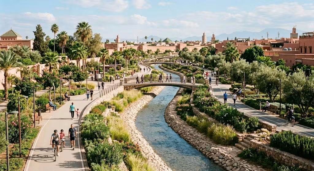 مراكش تراهن على تأهيل واد إسيل لتعزيز جاذبيتها البيئية والسياحية 